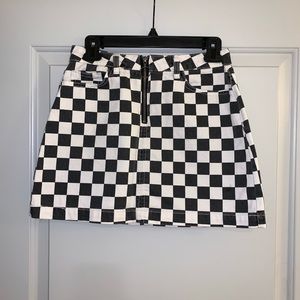Urban Outfitters Mini Checkered Skirt